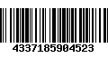 Código de Barras 4337185904523