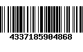 Código de Barras 4337185904868