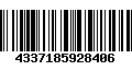 Código de Barras 4337185928406