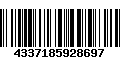 Código de Barras 4337185928697