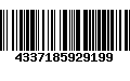 Código de Barras 4337185929199