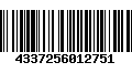 Código de Barras 4337256012751