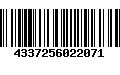 Código de Barras 4337256022071