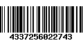 Código de Barras 4337256022743