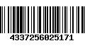 Código de Barras 4337256025171