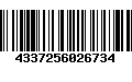 Código de Barras 4337256026734