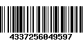 Código de Barras 4337256049597