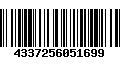 Código de Barras 4337256051699