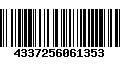 Código de Barras 4337256061353