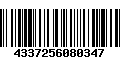 Código de Barras 4337256080347