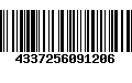 Código de Barras 4337256091206