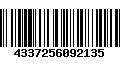 Código de Barras 4337256092135