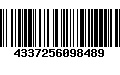 Código de Barras 4337256098489