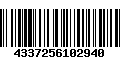 Código de Barras 4337256102940