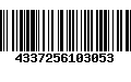 Código de Barras 4337256103053