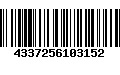 Código de Barras 4337256103152