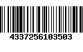 Código de Barras 4337256103503