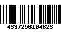 Código de Barras 4337256104623