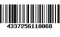 Código de Barras 4337256110068