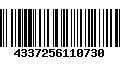 Código de Barras 4337256110730