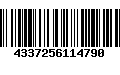 Código de Barras 4337256114790