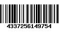 Código de Barras 4337256149754