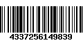 Código de Barras 4337256149839