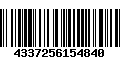 Código de Barras 4337256154840