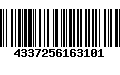 Código de Barras 4337256163101