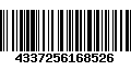 Código de Barras 4337256168526