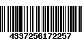 Código de Barras 4337256172257