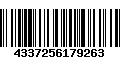 Código de Barras 4337256179263