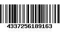 Código de Barras 4337256189163