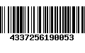 Código de Barras 4337256190053