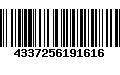 Código de Barras 4337256191616