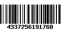 Código de Barras 4337256191760