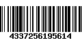 Código de Barras 4337256195614