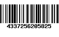 Código de Barras 4337256205825