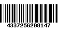 Código de Barras 4337256208147