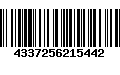 Código de Barras 4337256215442