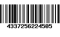 Código de Barras 4337256224505