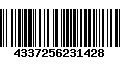 Código de Barras 4337256231428