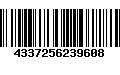 Código de Barras 4337256239608