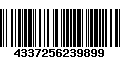 Código de Barras 4337256239899