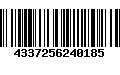 Código de Barras 4337256240185