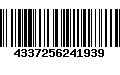 Código de Barras 4337256241939