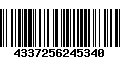 Código de Barras 4337256245340