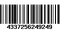 Código de Barras 4337256249249