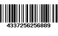 Código de Barras 4337256256889