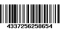 Código de Barras 4337256258654